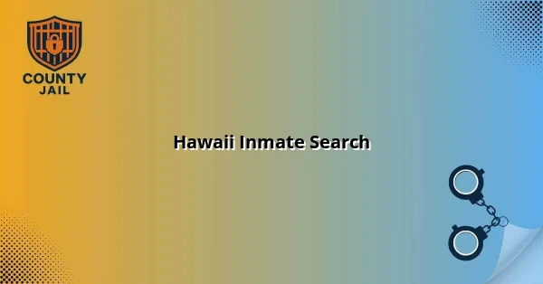 Hawaii Inmate Search