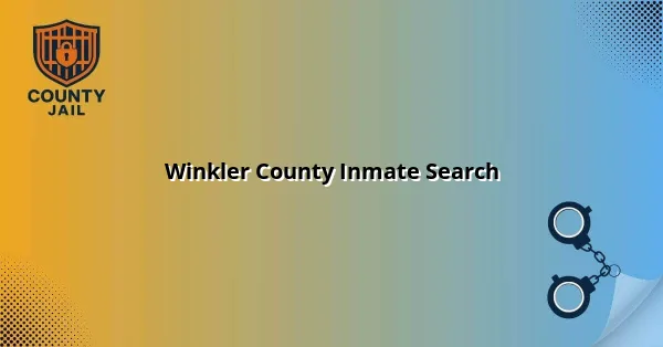 Winkler County Inmate Search