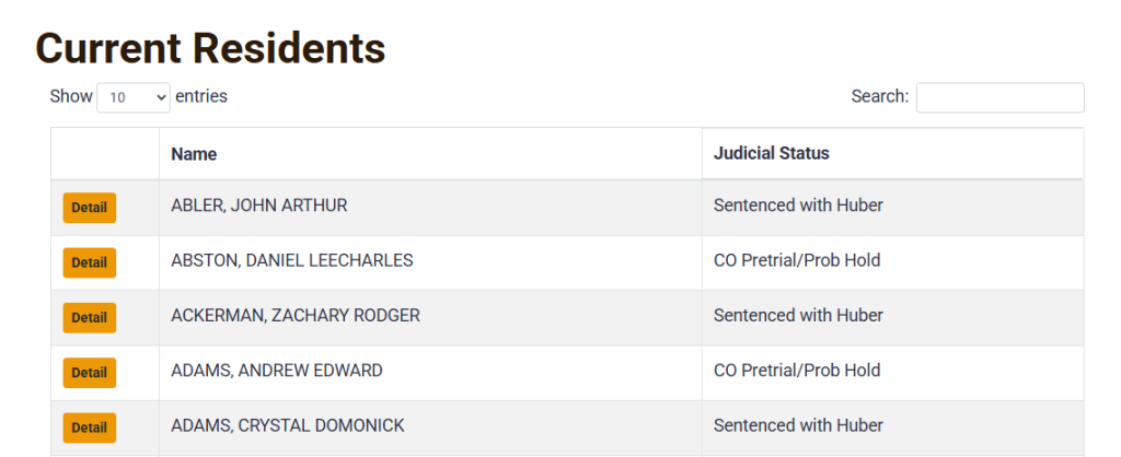 Madison Jail Inmate Lookup